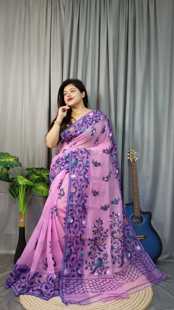Multicolor_Self_Design_Premium_Saree_For_Women