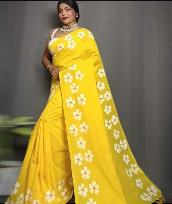 Yellow_Striped_Premium_Saree_For_Women