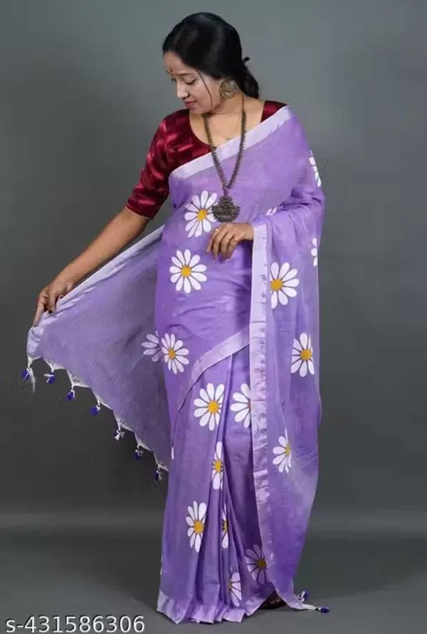 Purple_Embroidered_Premium_Saree_For_Women