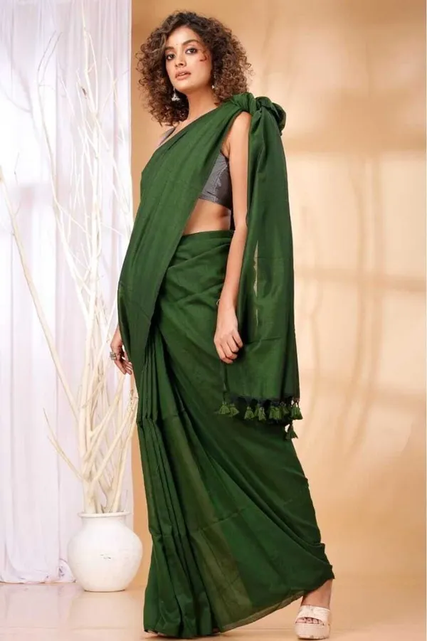 Green_Embroidered_And_Printed_Premium_Saree_For_Women