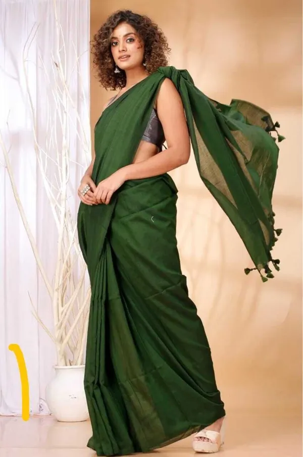 Green_Embroidered_And_Printed_Premium_Saree_For_Women