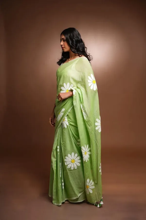 Light_Green_Embroidered_Premium_Saree_For_Women