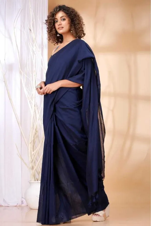Blue_Embroidered_Premium_Saree_For_Women