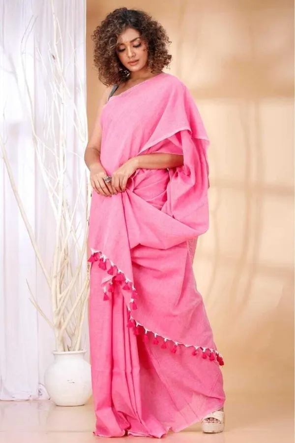 Pink_Woven_Premium_Saree_For_Women