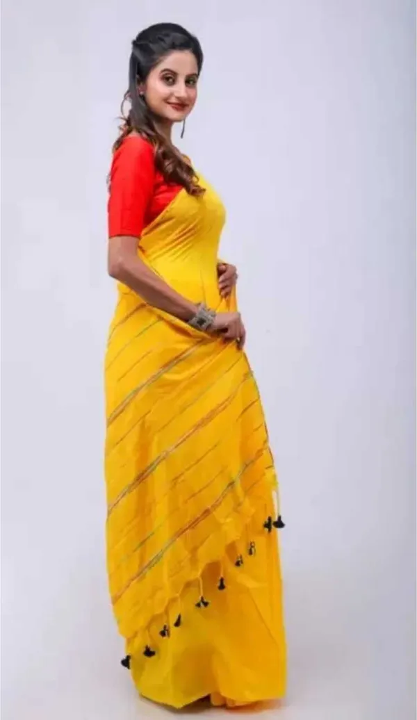 Yellow_Color_Premium_Saree_For_Women