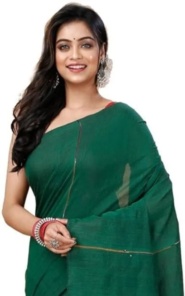 Green_Color_Premium_Saree_For_Women