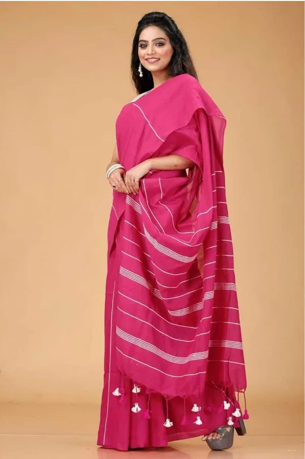 Pink_Self_Design_Premium_Saree_For_Women