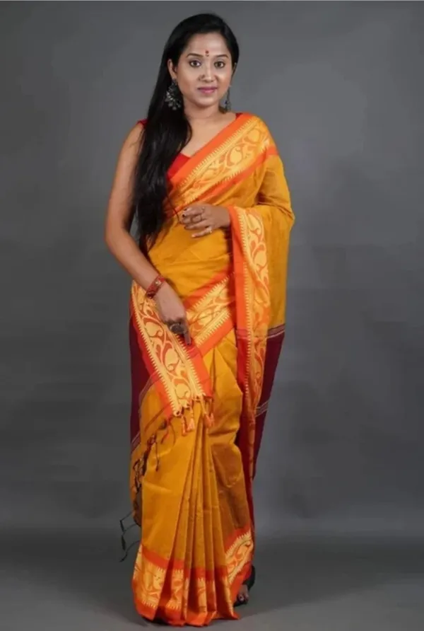 Multicolor_Striped_Premium_Saree_For_Women