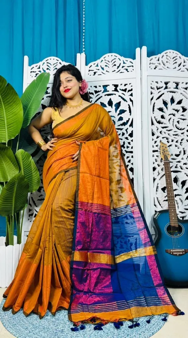 Multicolor_Self_Design_Premium_Saree_For_Women
