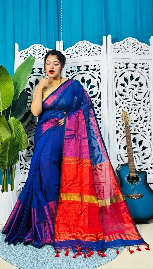 Multicolor_Embroidered_Premium_Saree_For_Women