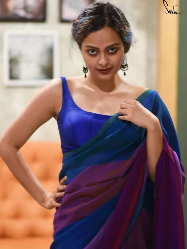Multicolor_Woven_And_Solid_And_Plain_Premium_Saree_For_Women