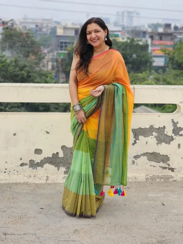 Multicolor_Self_Design_Premium_Saree_For_Women