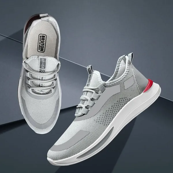 Bruton_Trendy_Shoes_Casual_Shoes_Sports_Shoes_Running_Shoes_Grey