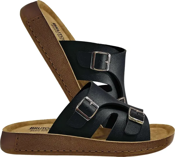 Bruton_Stylish_Eco_Friendly_Slippers_Light_Weight_Slipper_For_Men_Flp_1122_Tan_Black_10_Pt