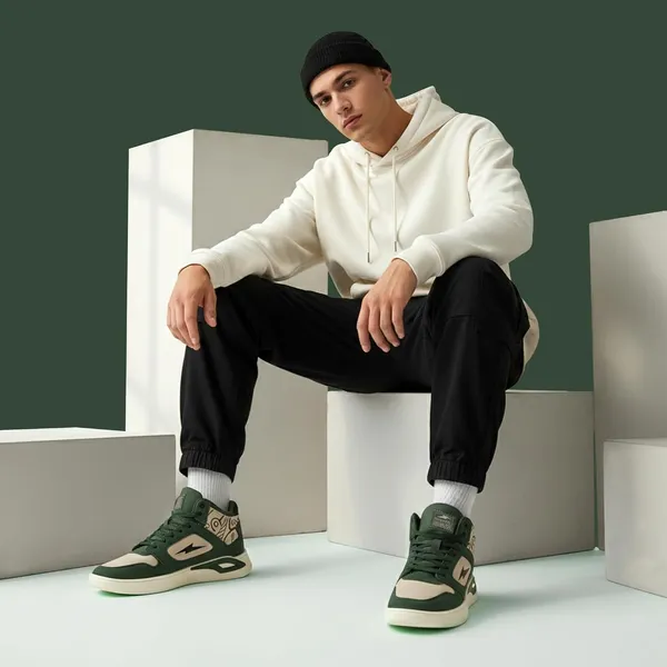 Bruton_Thunder_Strike_211_Casual_High_Top_Shoes_Stylish_Comfortable_High_Tops_For_Men_Beige_Green
