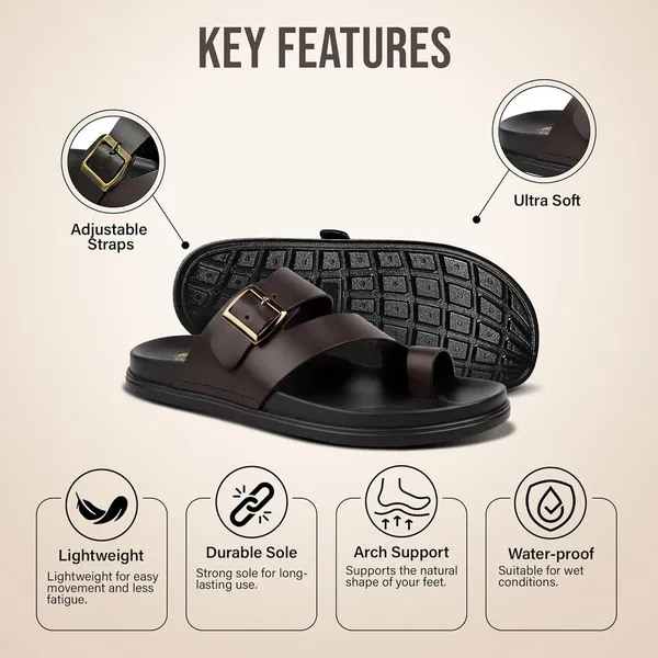 Bruton_Stylish_Men_S_Sandals_Comfortable_Lightweight_Pu_Material_Casual_Footwear_For_Office_Daily_Use