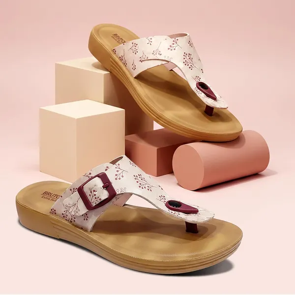 Bruton_Stylish_Women_S_Sandals_Comfortable_Lightweight_Anti_Skid_Pu_Material_Casual_Footwear_For_Office_Daily_Use