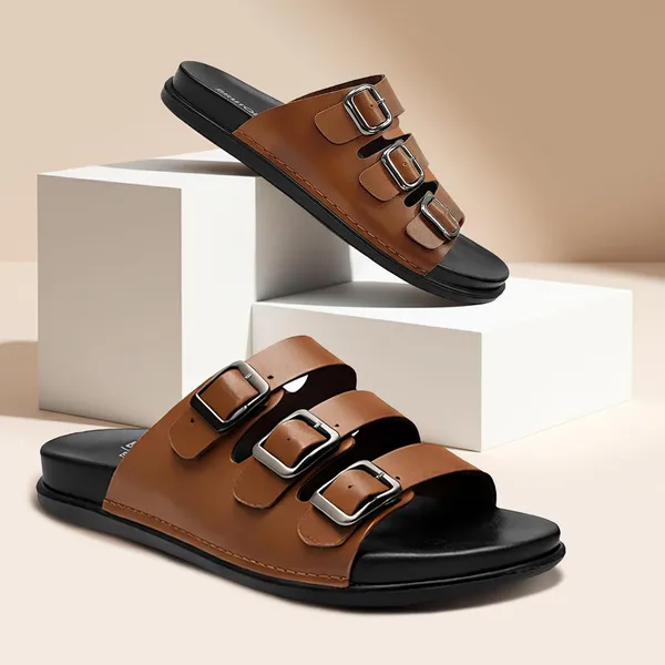 Bruton_Stylish_Men_S_Sandals_Comfortable_Lightweight_Anti_Skid_Pu_Material_Casual_Footwear_For_Office_Daily_Use