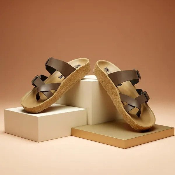 Bruton_Stylish_Women_S_Sandals_Comfortable_Lightweight_Anti_Skid_Pu_Material_Casual_Footwear_For_Office_Daily_Use