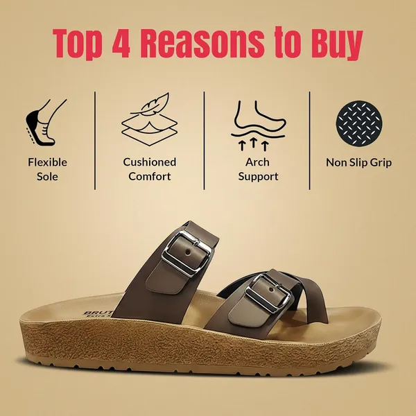 Bruton_Stylish_Women_S_Sandals_Comfortable_Lightweight_Anti_Skid_Pu_Material_Casual_Footwear_For_Office_Daily_Use