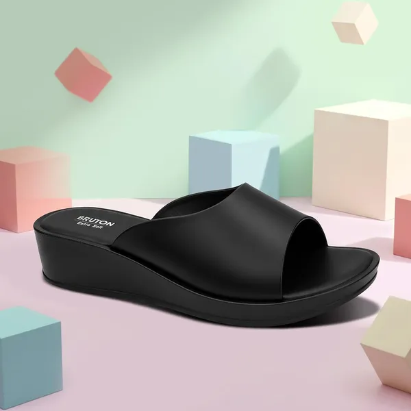 Bruton_Stylish_Women_S_Sandals_Comfortable_Lightweight_Anti_Skid_Pu_Material_Casual_Footwear_For_Office_Daily_Use