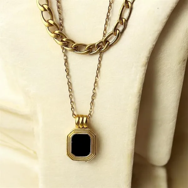 Anti_Tarnish_Stainless_Steel_Gold_Double_Chain_Necklace_For_Women