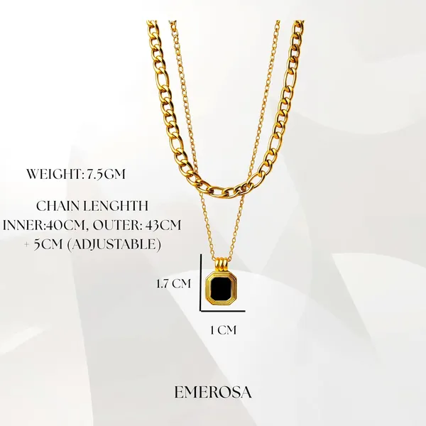 Anti_Tarnish_Stainless_Steel_Gold_Double_Chain_Necklace_For_Women