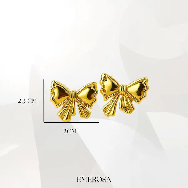 Anti_Tarnish_Gold_Bow_And_Statement_Leaf_Drop_Earrings_For_Women_|_Pack_Of_2