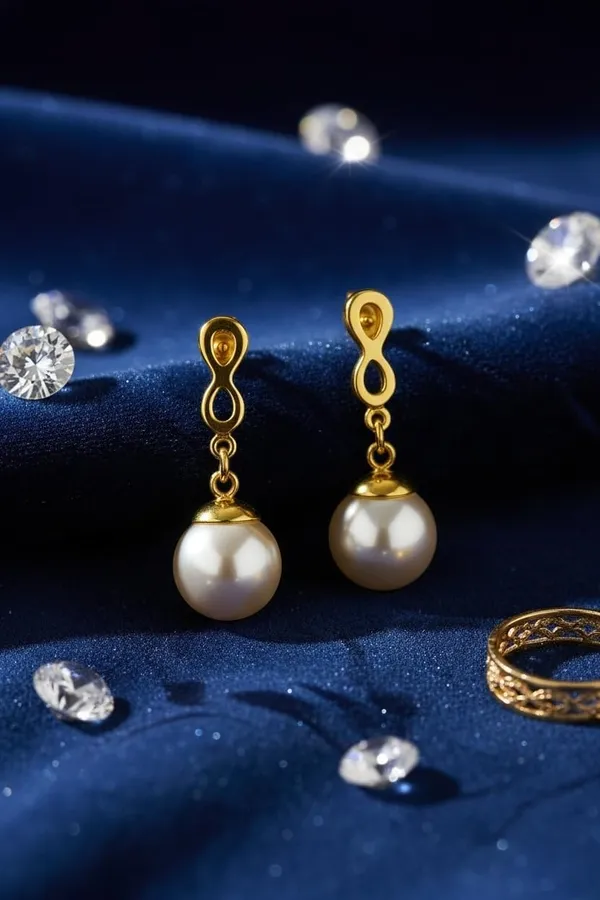 Anti_Tarnish_Gold_Pearl_Drop_Earring_For_Women