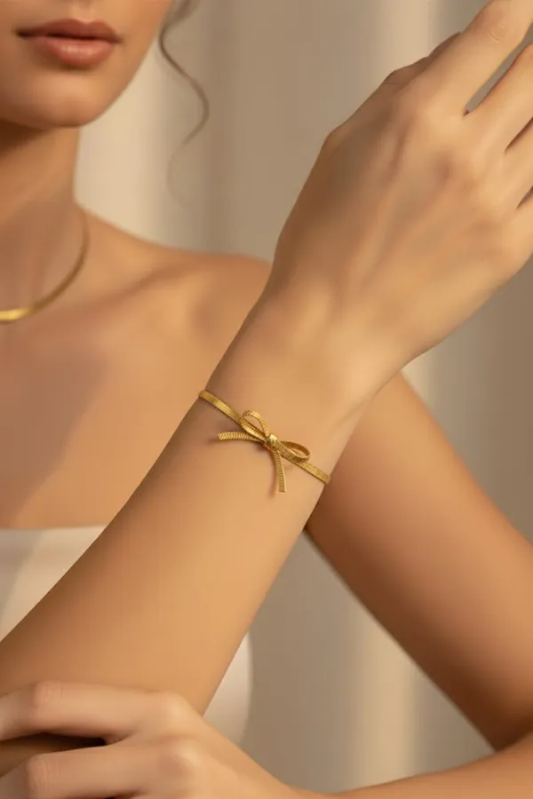 Anti_Tarnish_Adjustable_Chain_With_Elegant_Bowknot_Design_Bracelet_For_Women_Girl