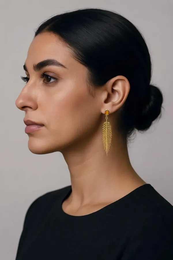 Anti_Tarnish_Women_Statement_Leaf_Drop_Earrings