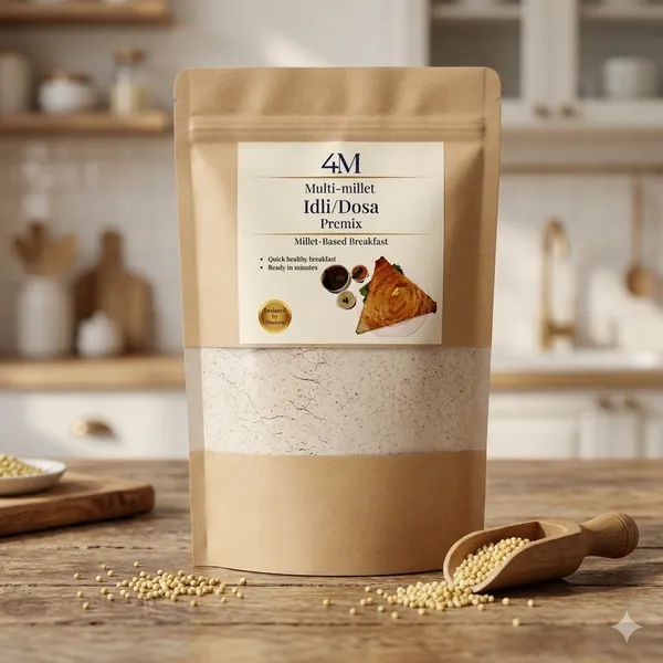 Idli/Dosa_Premix_-_Millet-Based_Breakfast_Mix_(Pack_Of_4)