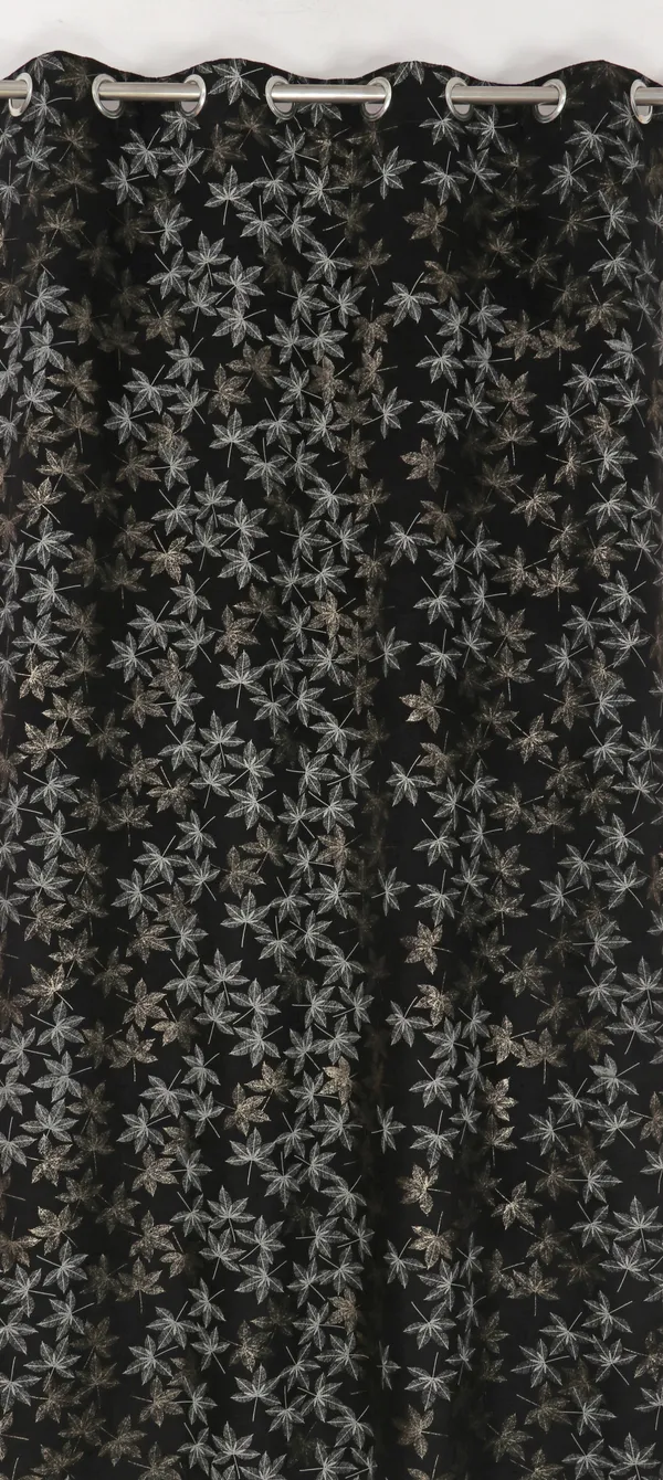 Elegant_Black_Floral_Curtains_With_Eyelet_Rings_(Set_Of_2)