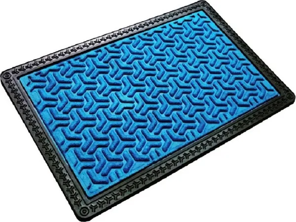 Decorative_Rubber_Door_Mat_With_Geometric_Pattern_And_Black_Border_Frame