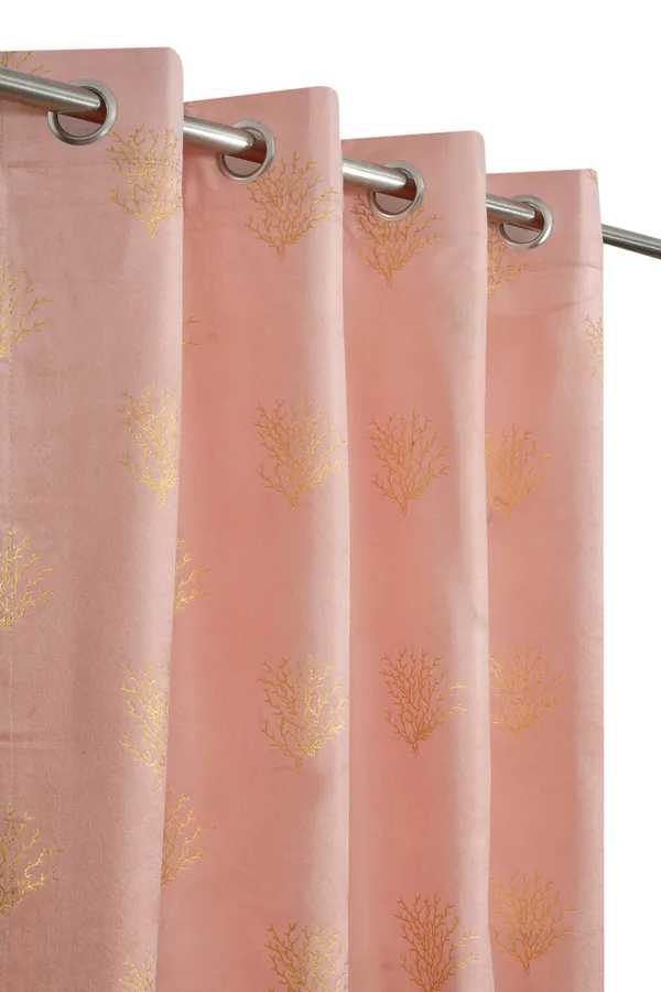 Pink_Grommet_Curtain_With_Golden_Tree_Branch_Embroidery_Pack_Of_2
