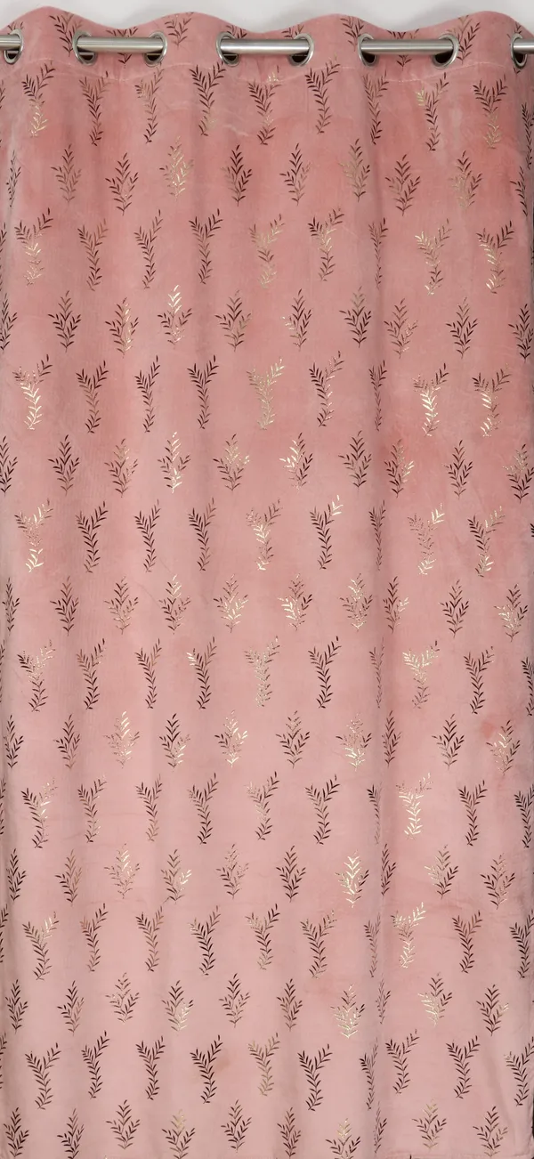 Pink_Floral_Embroidered_Velvet_Curtains_With_Metal_Grommets