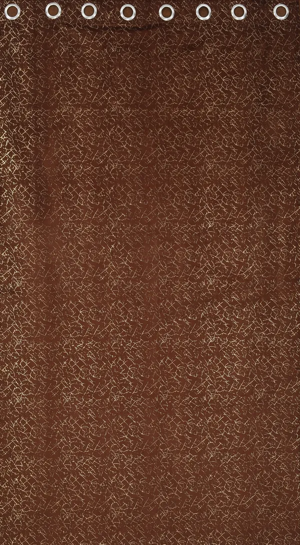 Textured_Brown_Curtains_With_Grommet_Top_(Set_Of_2)