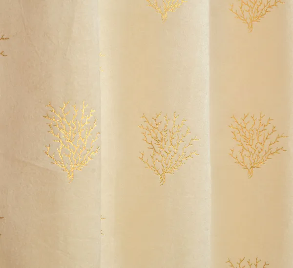 Cream_And_Gold_Embroidered_Eyelet_Curtain_With_Tree_Motif_Pattern
