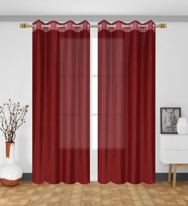 Maroon_Macrame_Lace_Curtain_Set_-_2_Panels