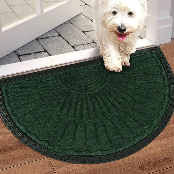 Semi-Circle_Textured_Doormat_-_Evergreen