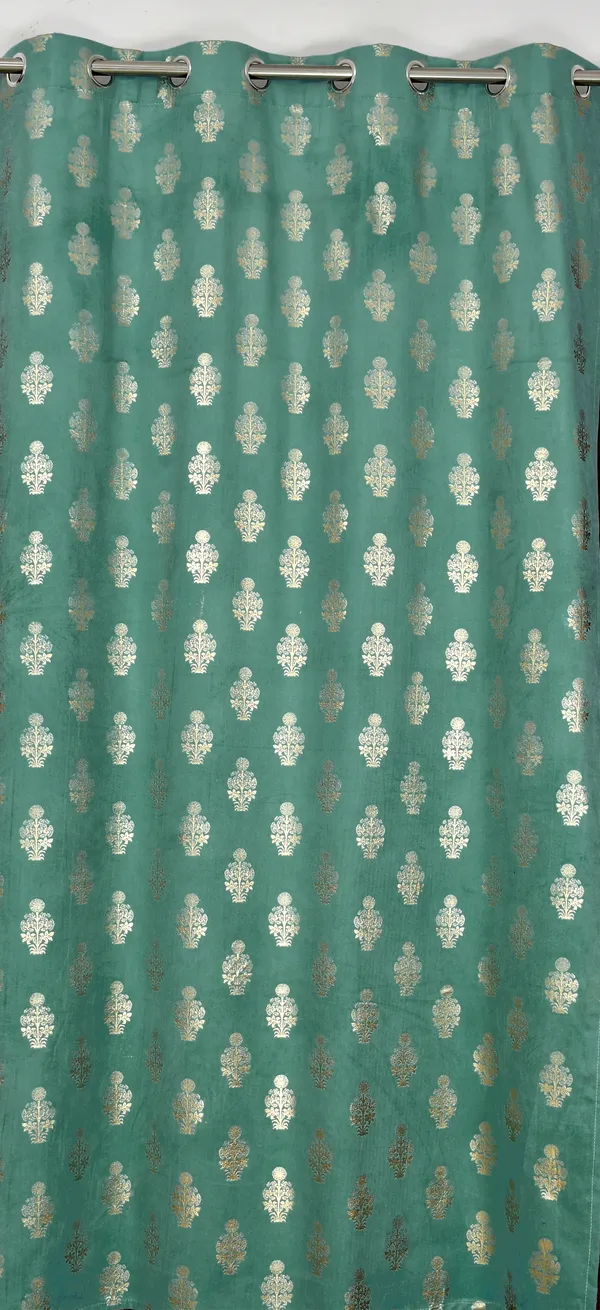Teal_Damask_Print_Blackout_Curtains_With_Grommets_-_Set_Of_2_Panels
