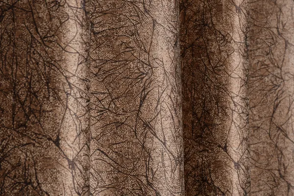 Textured_Brown_Grommet_Curtain_With_Metallic_Finish