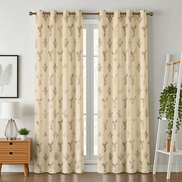 Beige_Botanical_Print_Eyelet_Curtains_-_Set_Of_2_Panels