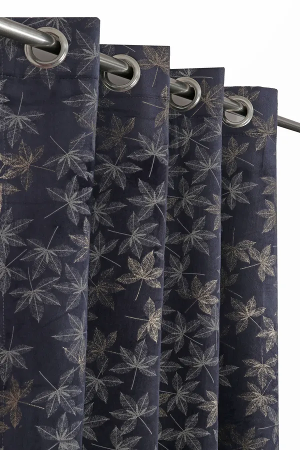 Elegant_Black_Floral_Curtains_With_Eyelet_Rings_(Set_Of_2)