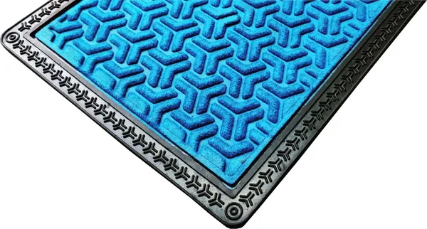 Decorative_Rubber_Door_Mat_With_Geometric_Pattern_And_Black_Border_Frame