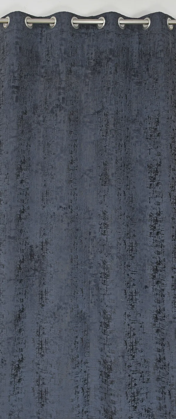 Luxury_Velvet_Curtains_With_Grommet_Top_-_Dark_Blue/Charcoal_Grey
