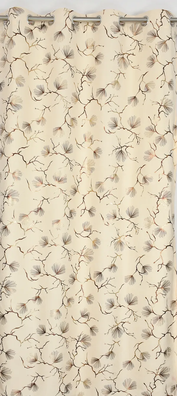 Beige_Botanical_Print_Eyelet_Curtains_-_Set_Of_2_Panels