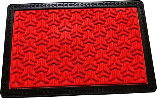 Red_Anti-Fatigue_Comfort_Door_Mat_With_Geometric_Pattern_And_Black_Border