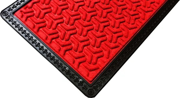 Red_Anti-Fatigue_Comfort_Door_Mat_With_Geometric_Pattern_And_Black_Border