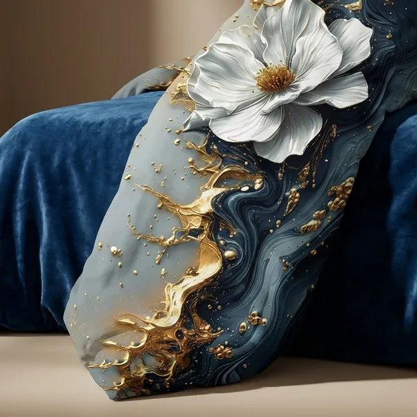 7D_Printed_Elegant_White_Flower_And_Gold_Marble_Duvet_Cover_Set_With_Matching_Pillowcases
